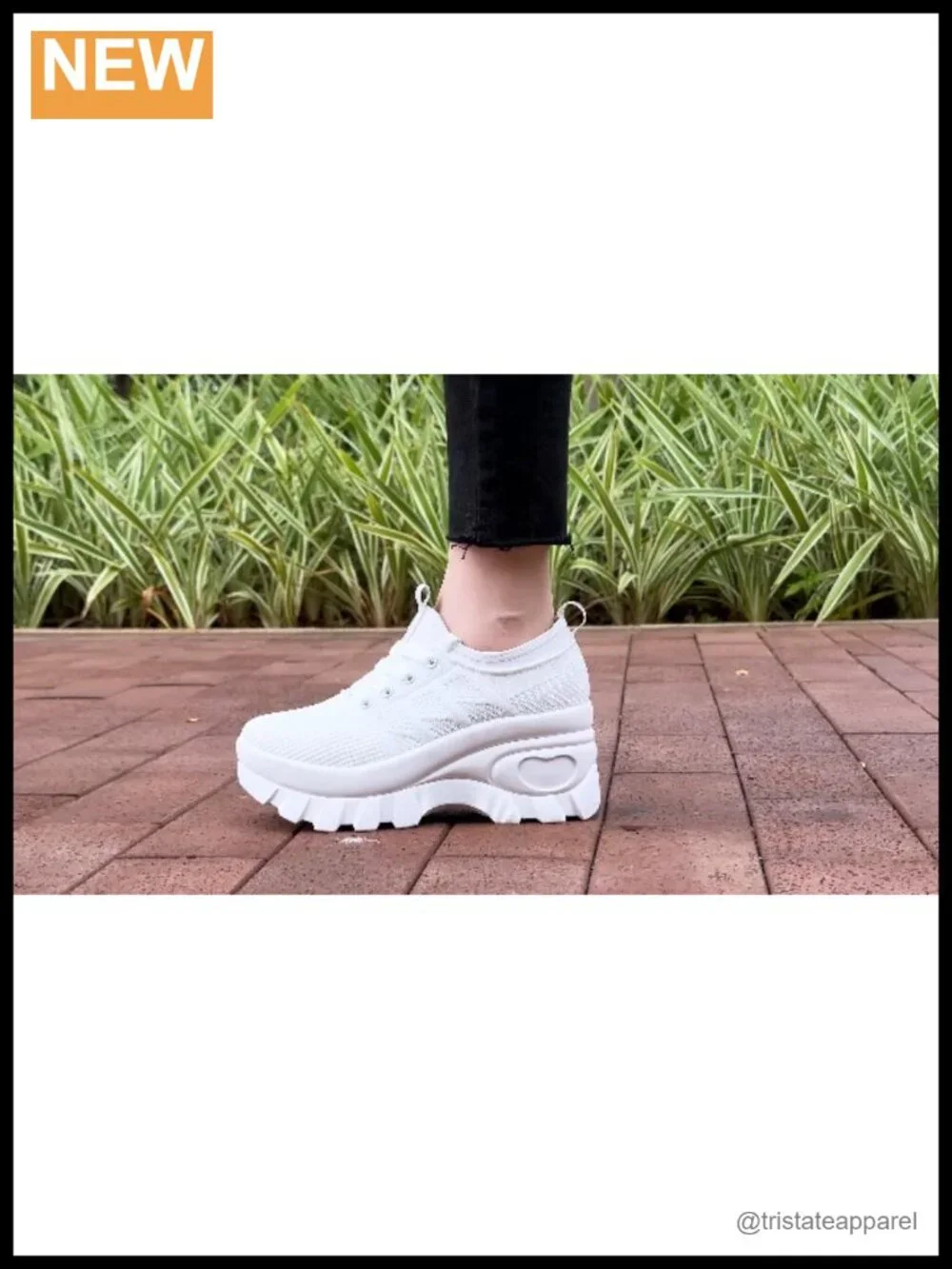 Chunky Platform Wedge Walking Shoes - Orthopedic Knitted Sneakers